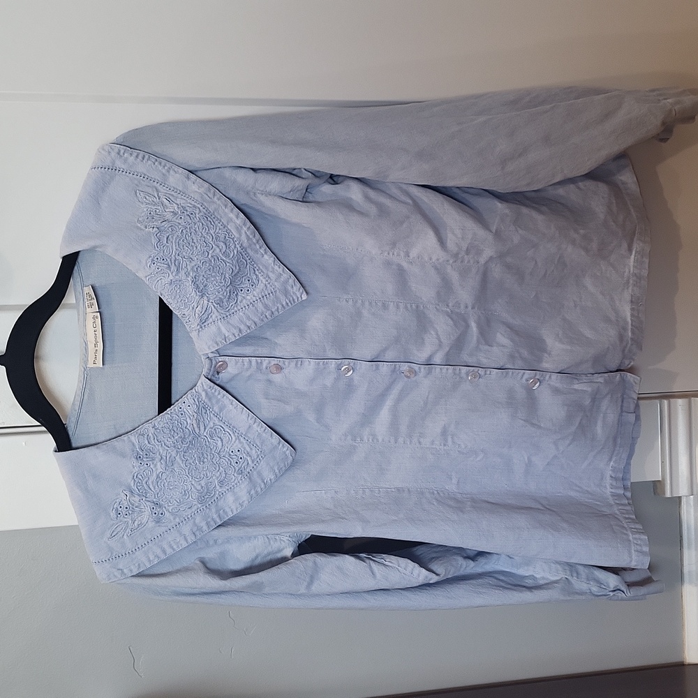 Paris sports club size M blue blouse